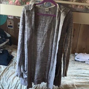 SZ M ROXY Grey Cardigan